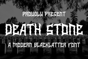 DEATH STONE FONT