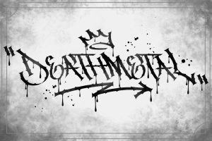 Deathmetal – Graffiti Metal Font Vol.1