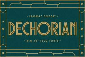 Dechorian New Art Deco Font