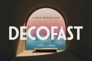 Decofast – Vintage Art Deco Sans Serif Font