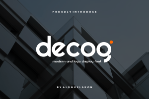 Decog – Modern Display & Logo Font