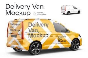 Delivery Van Mockup