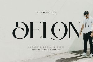 Delon – Stylish Ligature Font