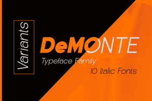 DeMonte Italic Family