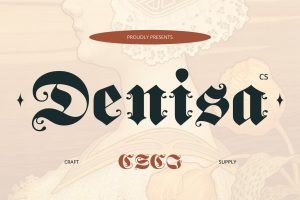 Denisa – Blackletter Font