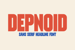 Depnoid Bold Font