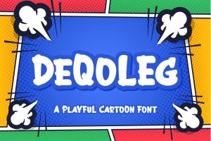Deqoleg a Playful Cartoon Font