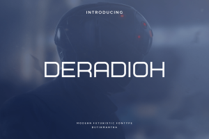 Deradioh – Futuristic Font