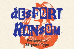 Desfort Ransom – Display Font