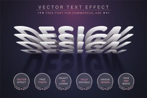 Design Shadow – Editable Text Effect, Font Style