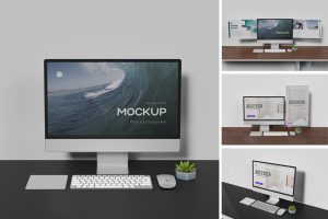 Desktop Monitor Mockup