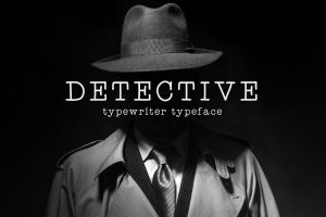 Detective – Typewriter Typeface