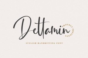 Dettamin – Stylish Handwriting Font