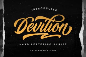Devilion – Hand Lettering Script