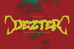 Dezter – Black Metal Font