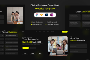 Diah – Business Consultant Website