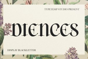Diences Blackletter Font