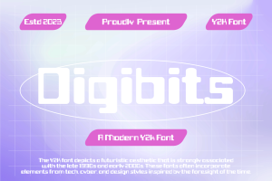 Digibits – Modern y2k Font