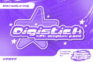 Digistick – Y2K Font