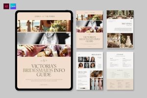Digital Bridesmaid Planner Template