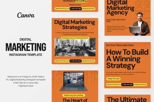 Digital Marketing Instagram Post Template