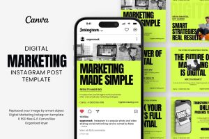 Digital Marketing Instagram Post Template