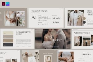 Digital Wedding Mood Board Template