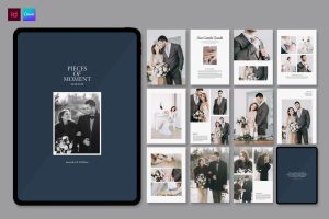 Digital Wedding Photo Album Template