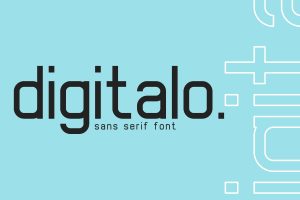 digitalo – digital font