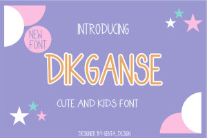 Dikganse – Cute Font