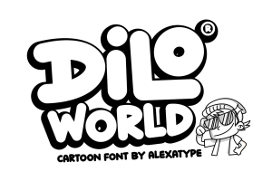 Dilo World – Cartoon font