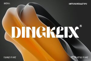 Dingklix – Family Display Font