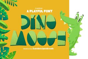 Dino Moose – a Playful Font