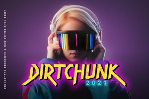 Dirtchunk – Futuristic Font