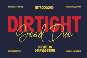 Dirtight – Duo Font