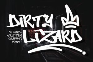 Dirty Lizard – Graffiti Font