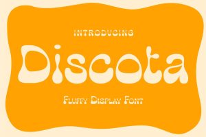 Discota – Fluffy Display Font