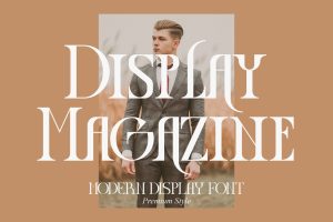 Display Magazine Modern Display Font