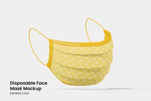 Disposable Face Mask Mockup