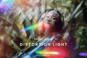 Distorion Light Photo Effect for photoshop