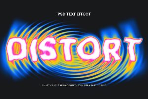Distort Text Effect