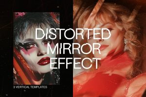 Distorted Mirror Poster Effect