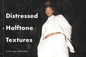Distressed Halftone Textures