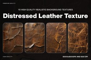 Distressed Leather Background Texture