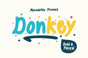 Donkey  – Playful Font