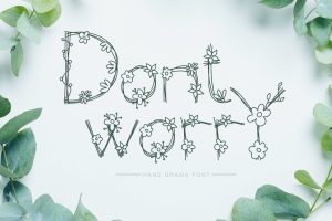 Dont Worry Hand Drawn