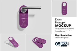 Door Hanger Mockup