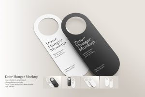 Door Hanger Mockup