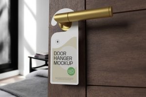 Door Hanger Mockup