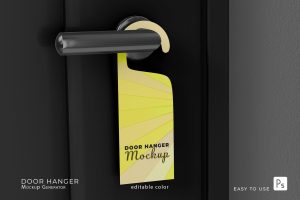 Door Hanger Mockup
